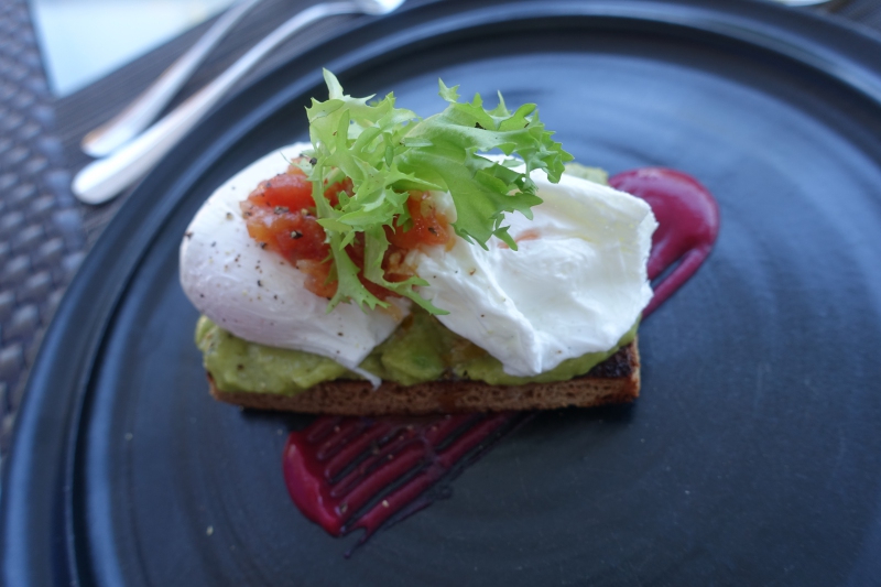 Hadahaa's Chili Egg, Park Hyatt Maldives Breakfast