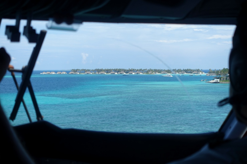 First Glimpse of Cheval Blanc Randheli from Seaplane