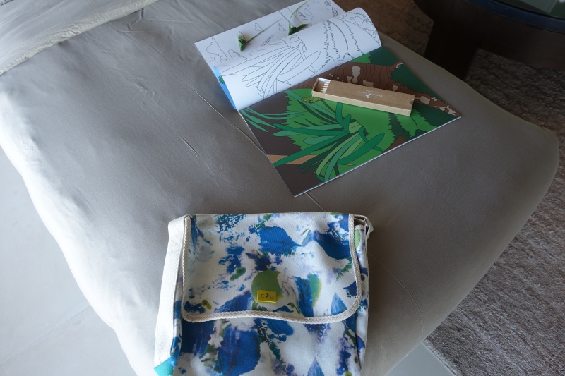 Kids' Coloring Book and Bag Welcome Amenity, Cheval Blanc Randheli Review