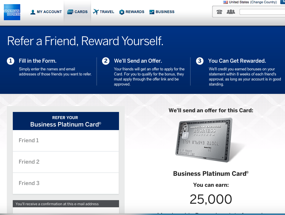 100K AMEX Business Platinum: Refer Friends for Up to 55K