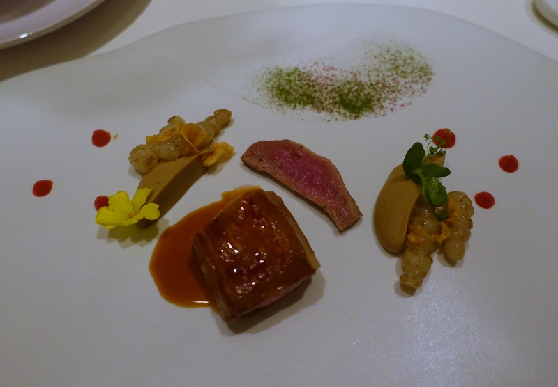 Part of Our Tasting Menu at Le 1947, Cheval Blanc Randheli Maldives