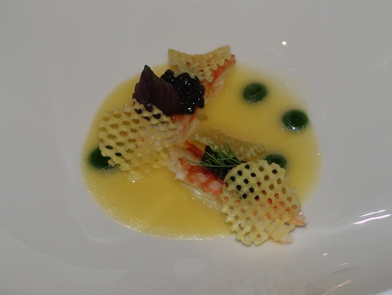 King Crab with Osetra Caviar and Yuzu, Le 1947 Review