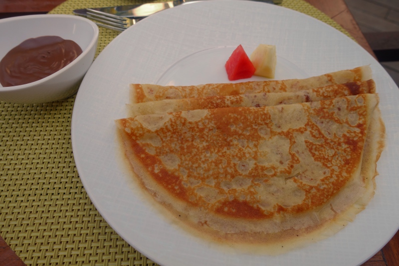 French Crepes with Nutella, Cheval Blanc Randheli Review