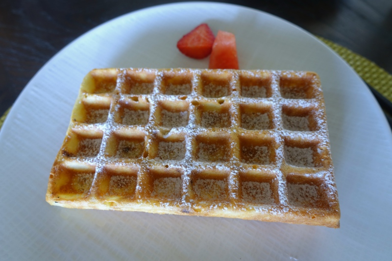 Waffles, Cheval Blanc Randheli Breakfast Review