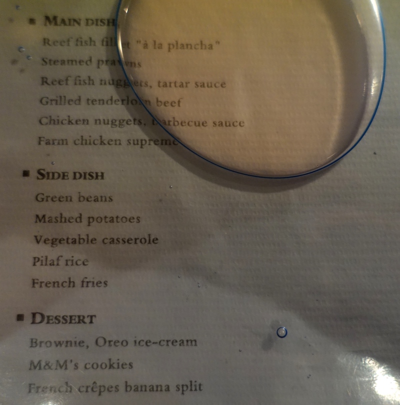 Deelani Kids' Menu