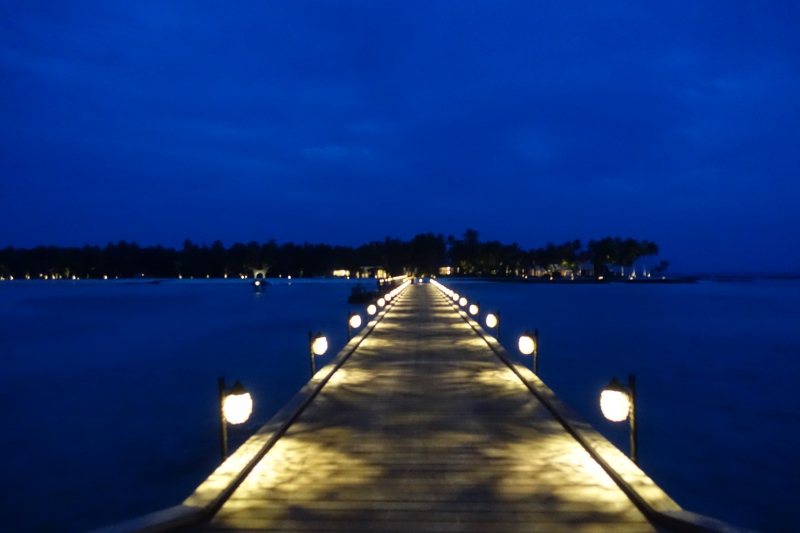 Pier Leading to Deelani Restaurant, Cheval Blanc Randheli, Maldives