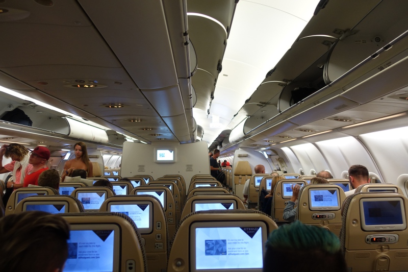 Etihad Economy Class Cabin Review, A330-200