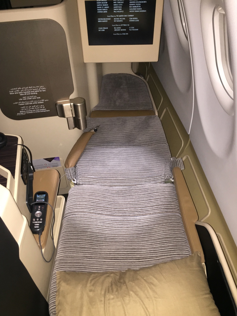 Etihad Business Class Flat Bed Review, A330-200