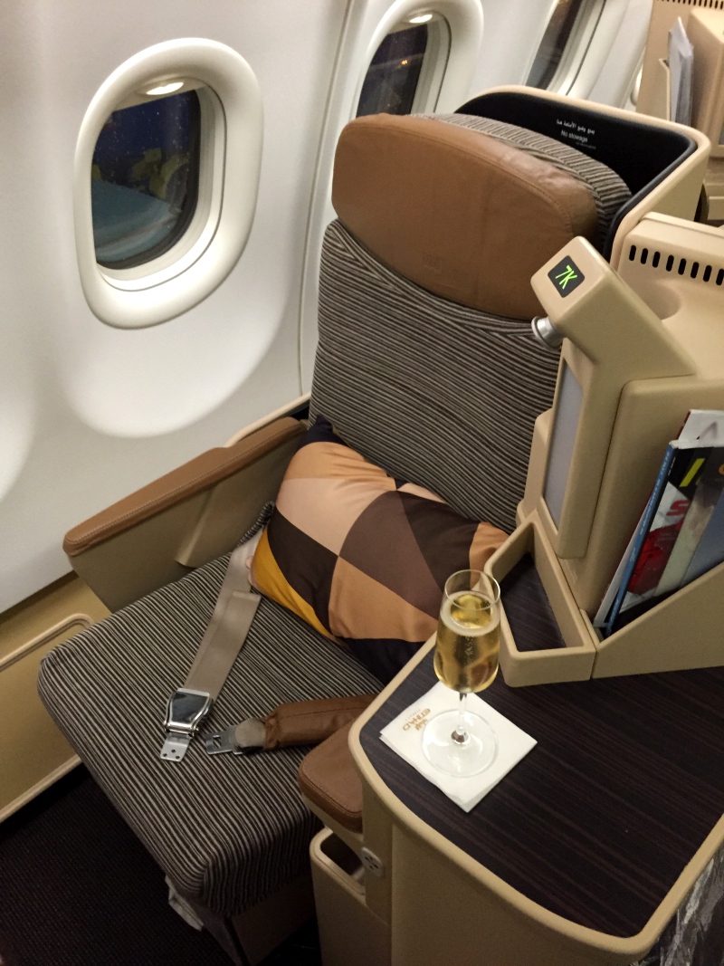 Etihad Business Class Seat Review, A330-200