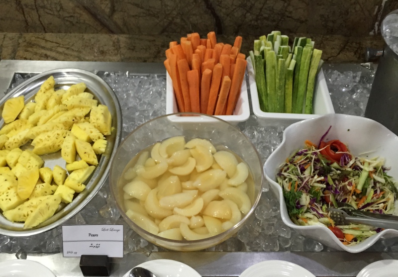 Vegetables and Fruit, Male Airport Business Class Lounge Review