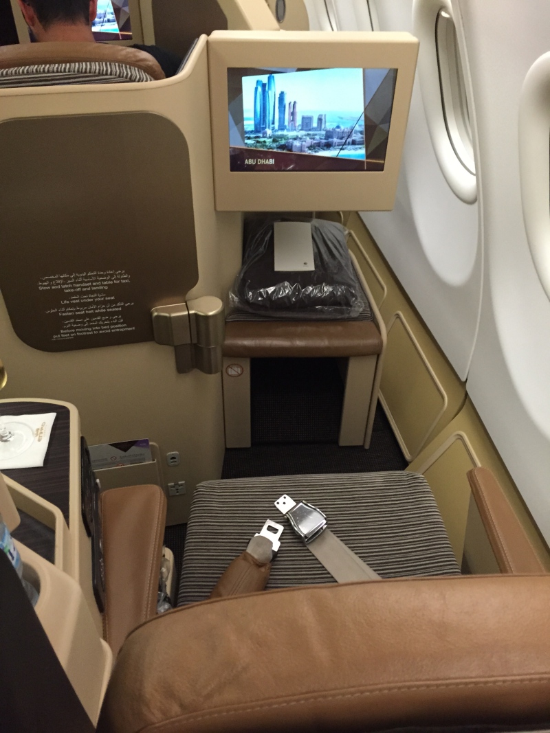 Etihad Business Class Seat 7K, A330-200