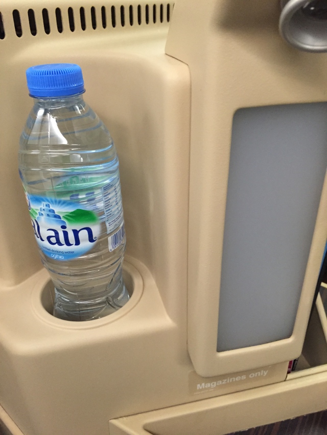 Water Bottle Holder, Etihad Business Class Review, A330-200