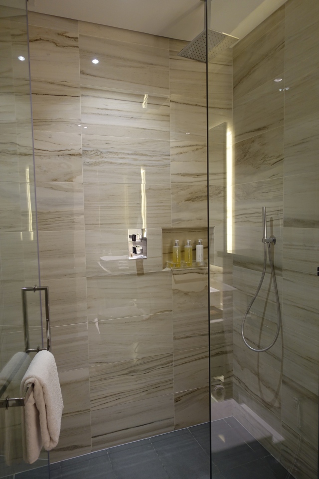 Fitness Center Shower, Etihad First Class Lounge AUH Review