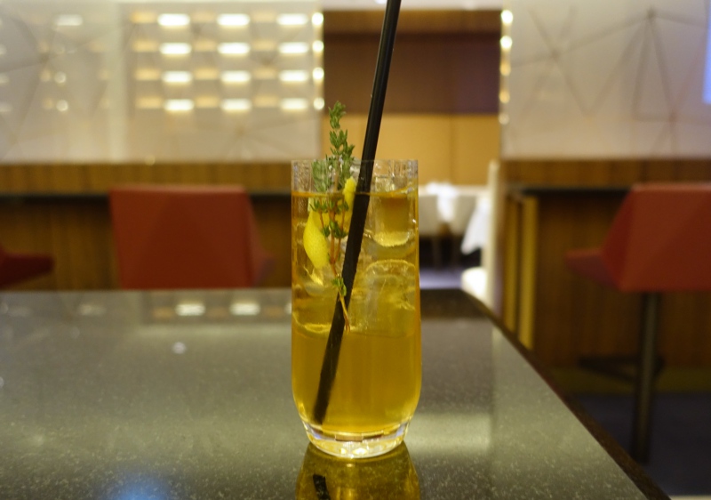 Winglet Mocktail, Etihad First Class Lounge Abu Dhabi Review