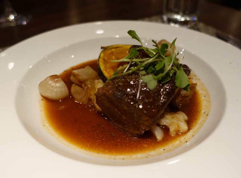 Beef Short Ribs, British Airways Concorde Room New York JFK Review