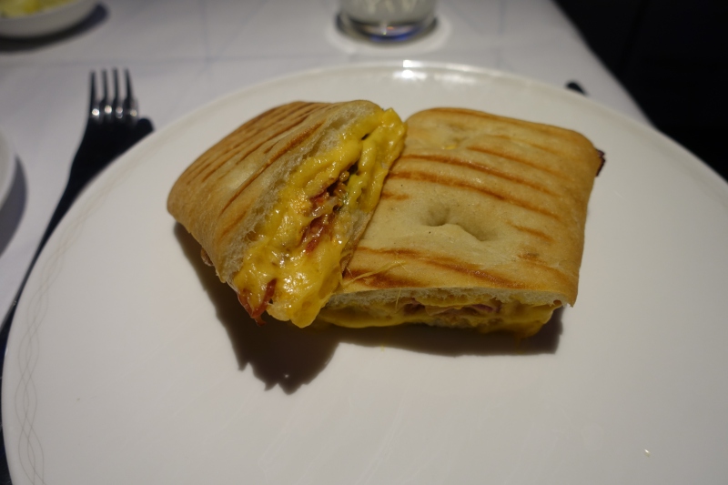 Breakfast Sandwich, British Airways First Class Review