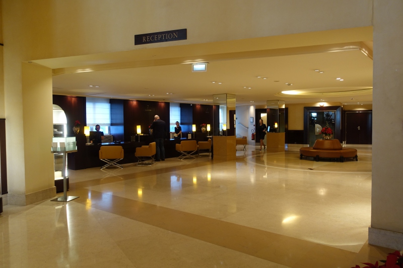 Reception, Grand Hyatt Cannes Hotel Martinez Review