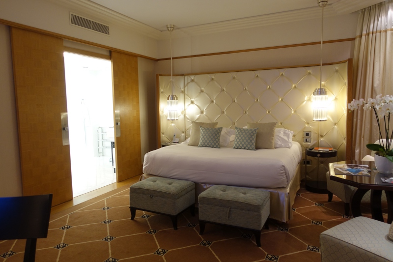 Prestige Suite Bedroom, Grand Hyatt Cannes Martinez Review