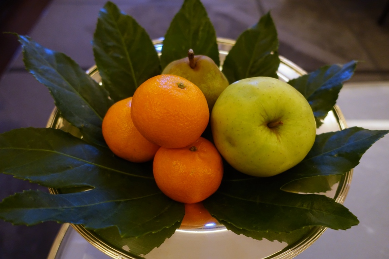 Fruit Welcome Amenity, The Peninsula Paris Review