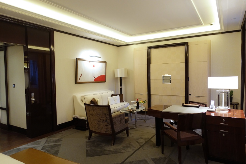 Junior Suite Living Area, The Peninsula Paris Review