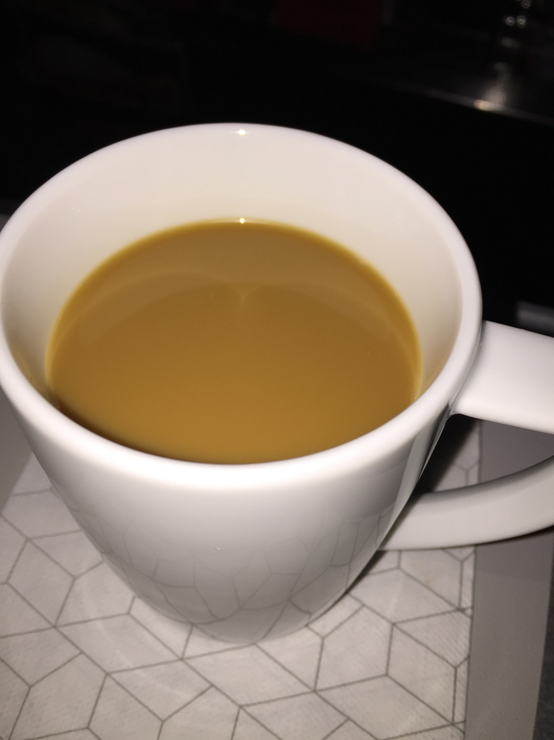 Coffee, Virgin America First Class Review