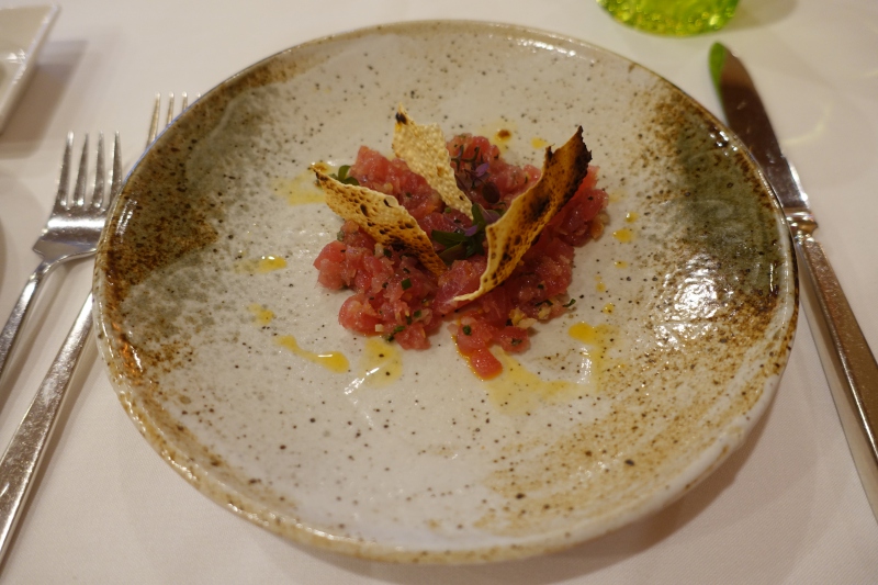 Tuna Tartare Appetizer, Members Dining Room at The Met Review, NYC