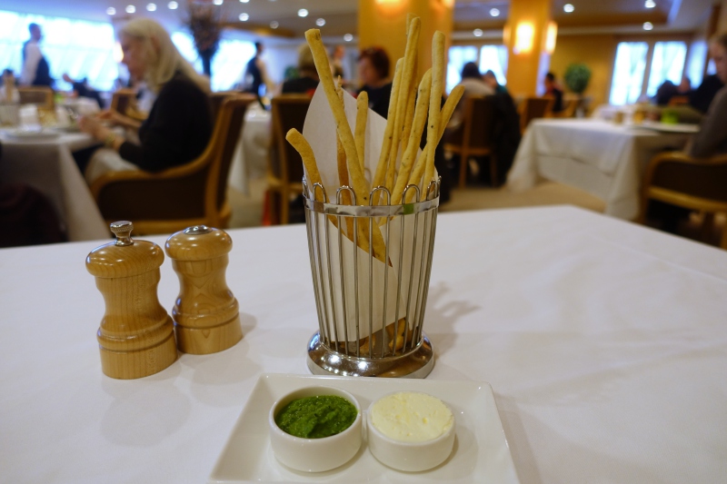 Breadsticks and Broccoli Rabe Pesto, Members Dining Room at the Met Review