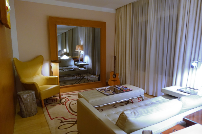 Junior Suite Living Area, Le Royal Monceau-Raffles Paris Review