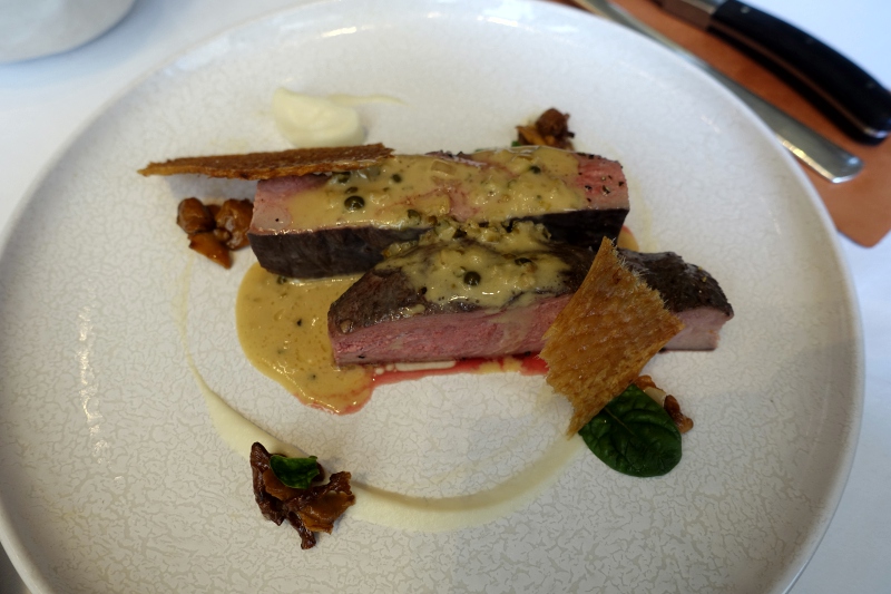 Roasted Duck Breast with Green Peppercorn Sauce, Gabriel Kreuther NYC Review