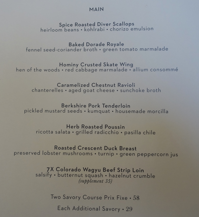 Gabriel Kreuther Lunch Menu