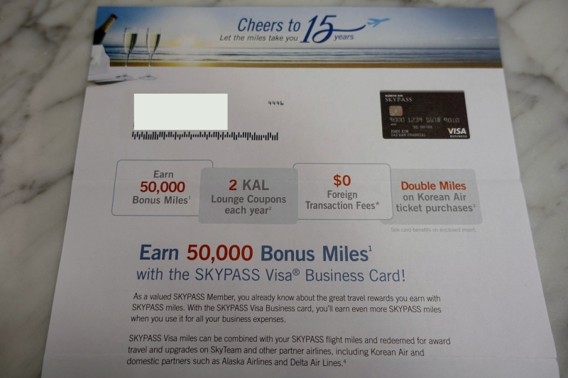 50K Skypass Visa Business Card Bonus Offer