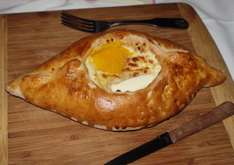 Adjaruli Khachapuri, Red Compass, NYC Review