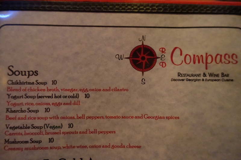 Red Compass NYC Menu - Soups