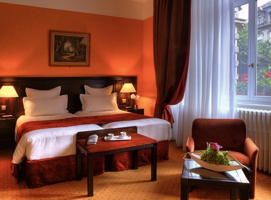A room at the Hotel Regent Contades, Strasbourg, France