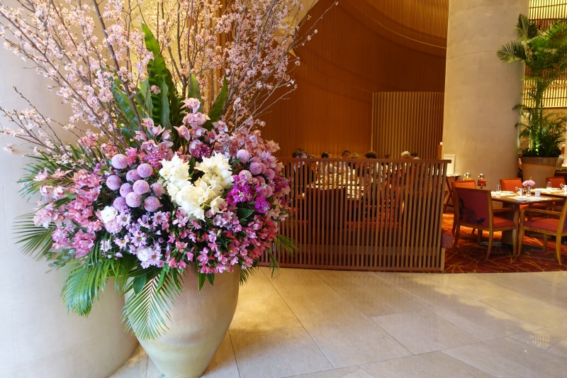 Beautiful Flowers at The Peninsula Tokyo