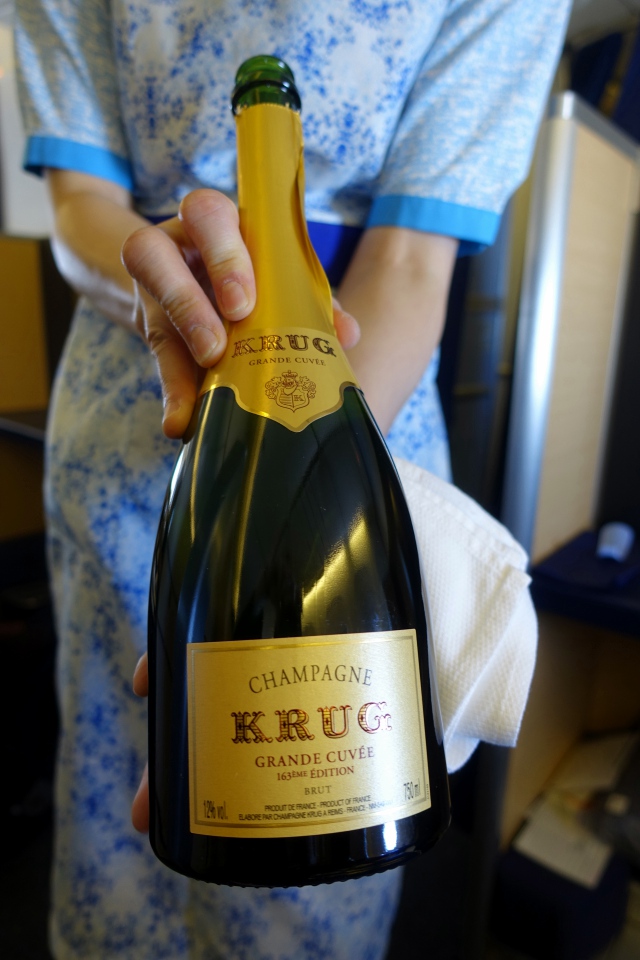 Krug Champagne, ANA First Class Review