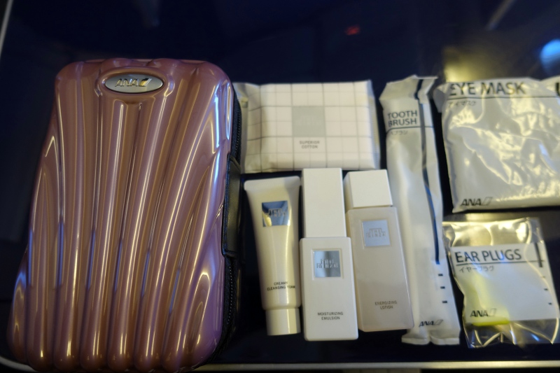 ANA First Class Samsonite Amenity Kit Review