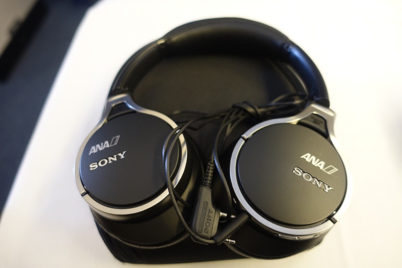 Sony Headphones, ANA First Class Review