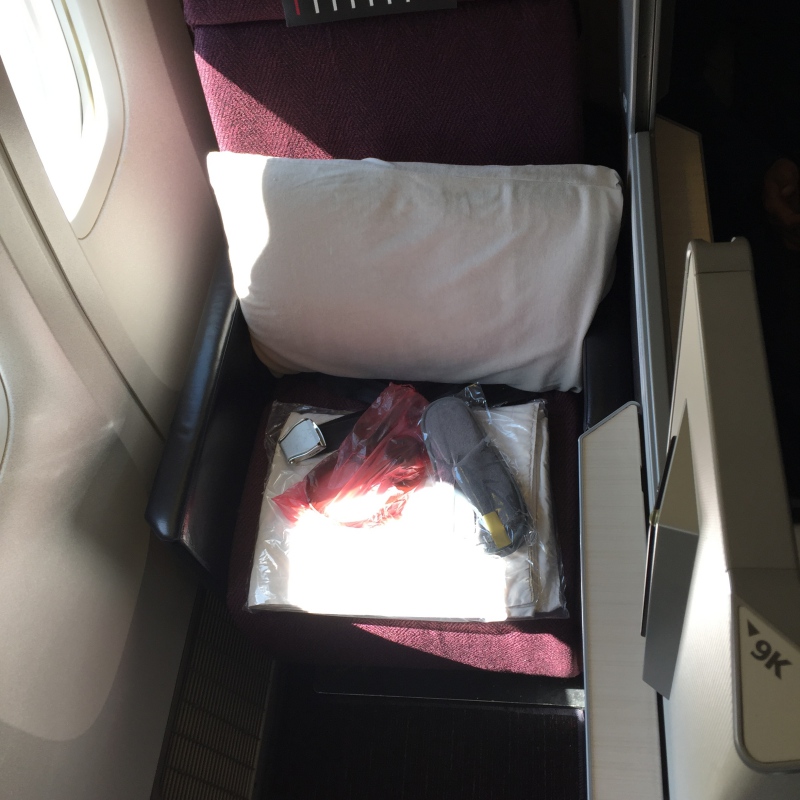 Japan Airlines 777-300ER Business Class Sky Suite 9K