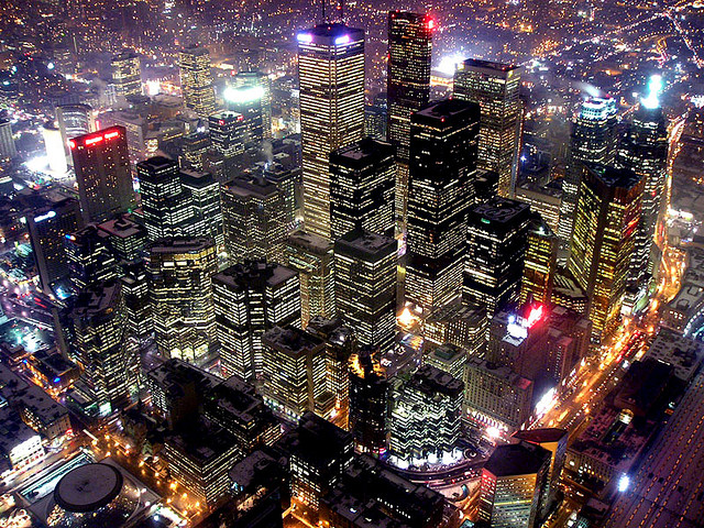 View of Toronto from the CN Tower