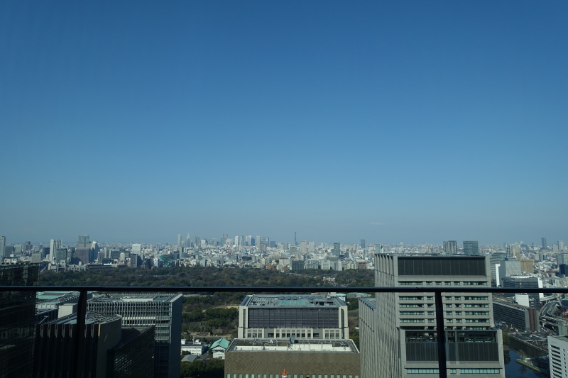 View from The Restaurant at Aman Tokyo