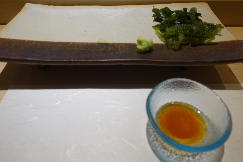 Seaweed and Sea Grapes, Sushisho Masa Review