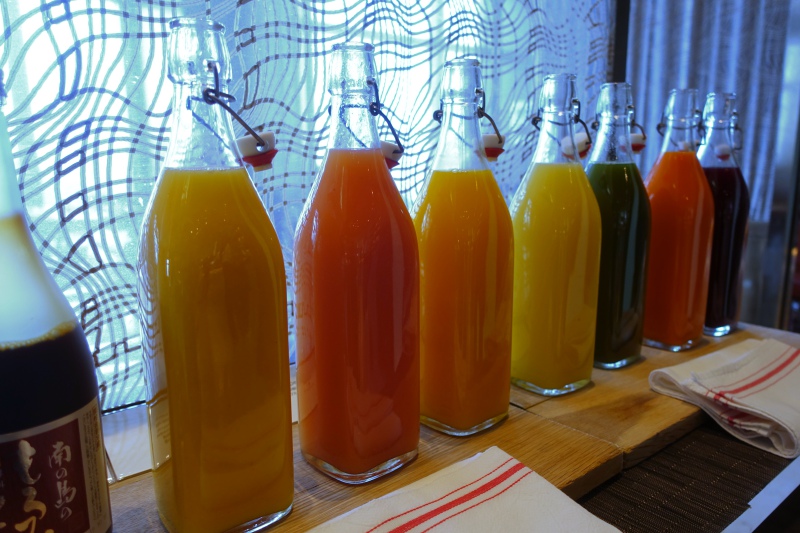 Fruit Juices, Mandarin Oriental Tokyo Breakfast Buffet Review