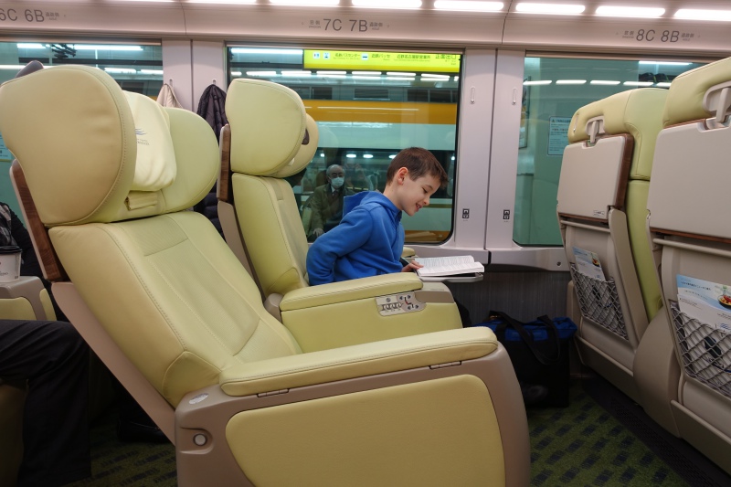 Reclined Seat, Premium Express Shimakaze Train