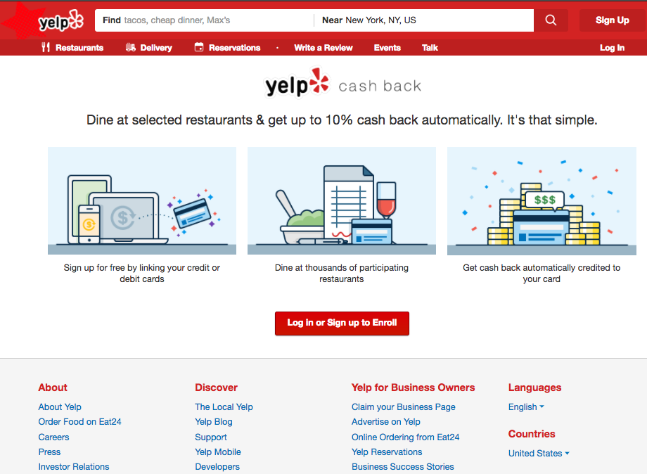 Triple Dipping at Restaurants with Shopping Portals and Yelp Cash Back