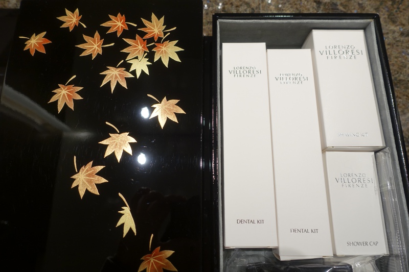 Lorenzo Villoresi Toiletries in Laquer Box, Four Seasons Kyoto