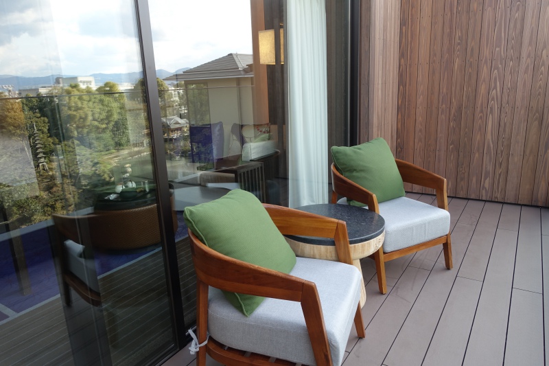 Four Seasons Room Balcony, Four Seasons Kyoto Review