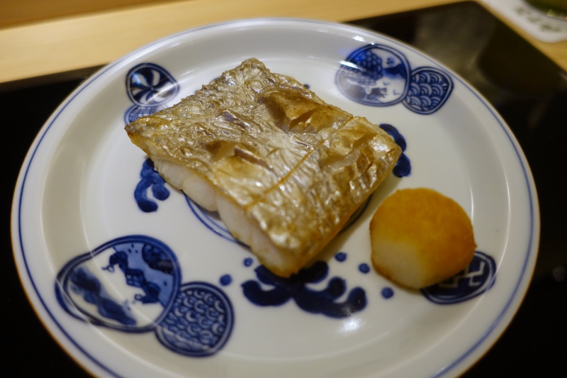 Salt Grilled Beltfish, Sushi Wakon Review