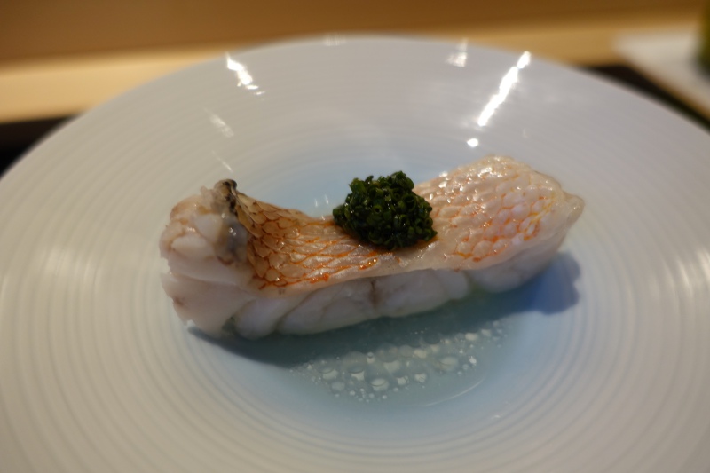 Sea Bream Steamed with Sake, Sushi Wakon Review