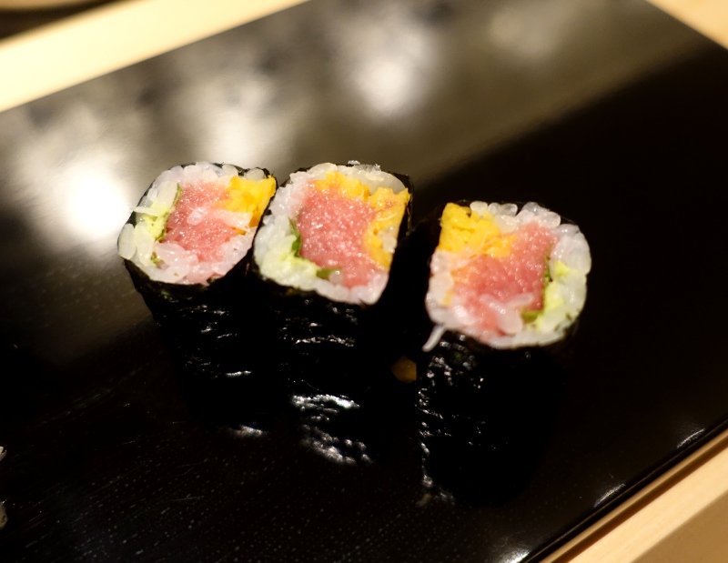 Roll of Tuna, Japanese Pickles and Shiso, Sushi Wakon Review